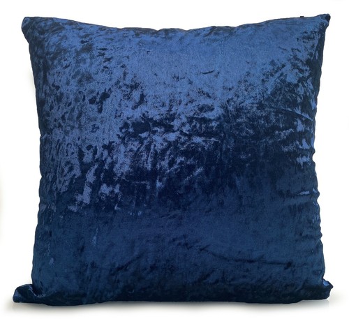 Crushed velvet cushion cover - crushed,