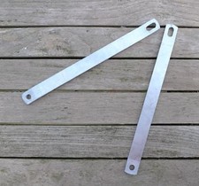 Land Rover Galvanised Front Wing STAYS 332581 Series 2 2a 3 1958-84 SWB LWB x2