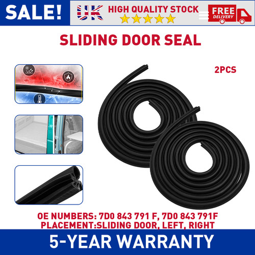 2pcs sliding side door - side, rubber