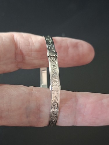 Baby christening bangle 1960 - baby's,