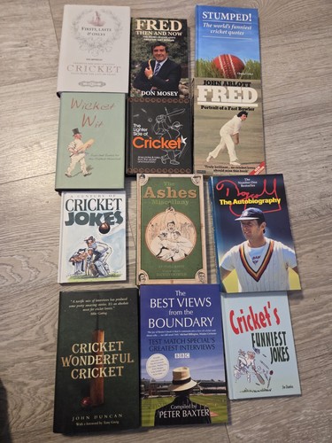 Vintage cricket books job lot - cricket,
