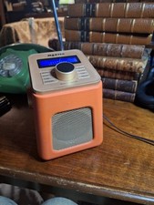 Very Stylish Maxtek Retro Orange And Gold DAB Radio, VGC