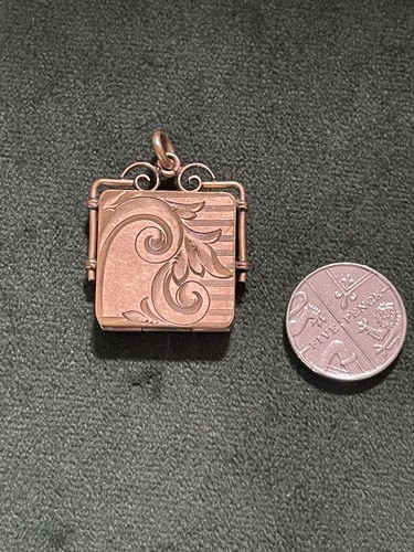 Antique gold filled square - filled, gf