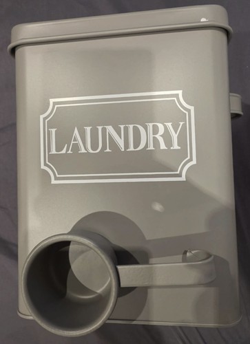 Grey laundry detergent - grey, storage