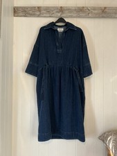 Toast Dress Fabulous Ink Blue