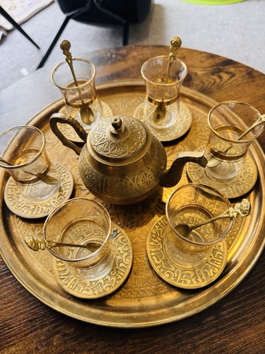 Vintage brass turkish - vintage, set