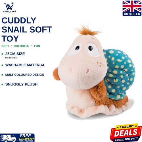25cm snail soft toy - 25cm,