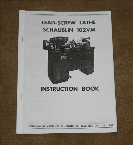 Schaublin model 102 - model, lathe