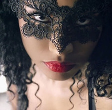 Sexy Lace Party Eye Mask BLACK Gothic Fancy Dress Ladies Hen Party Halloween