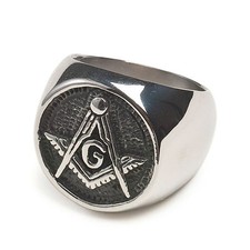 Free Mason Ring - Chiseled