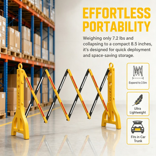 Expandable safety barrier 5m - safety,