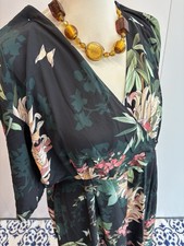 NEW With Tags Black Floral UK