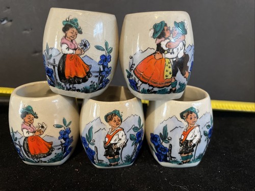Set miniature ceramic - of,