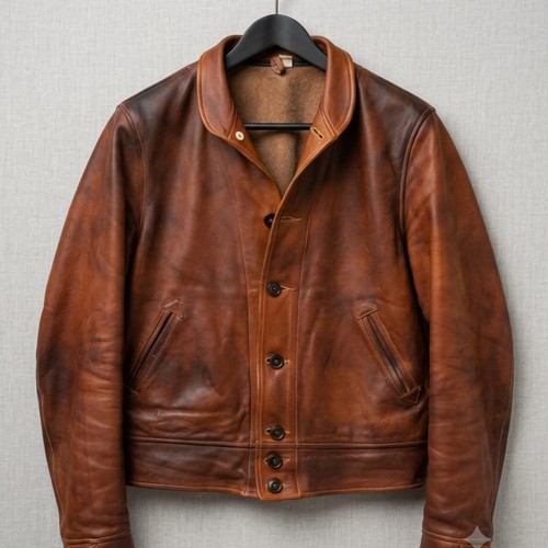 Mens brown distressed leather - brown,