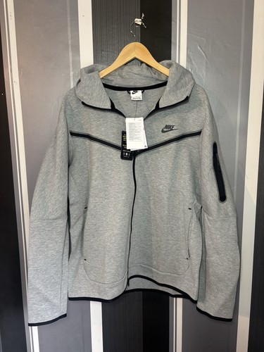 Grey nike tech fleece hoodie - grey,