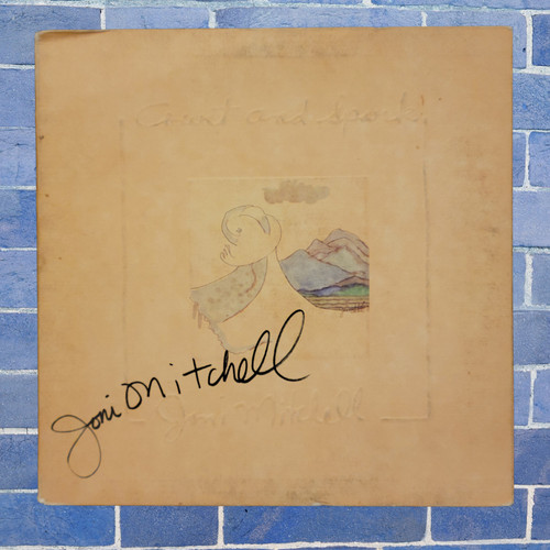 Joni mitchell signed - mitchell, lp