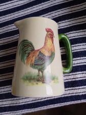 Heron Cross Pottery Jug -