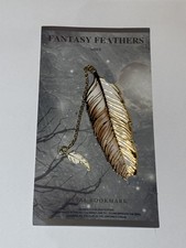 1pc Metal Feather Bookmarks
