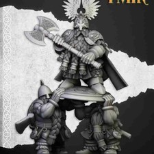 Dwarf King Ulric of Thrym-Heim – Highlands Miniatures – Sons of Ymir