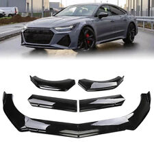 Front Bumper Splitter Lip Diffuser Spoiler For BENZ W205 C205 C300 C-Class Sport