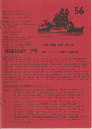 World ship society warships - world,