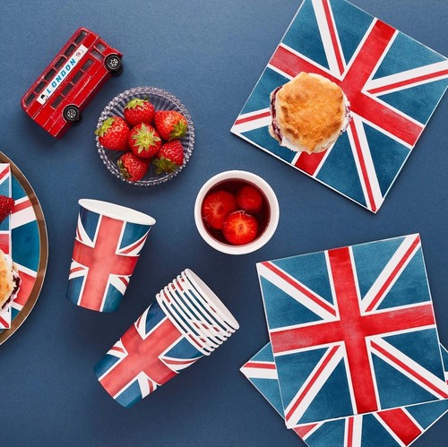 Union jack party tableware - jack,