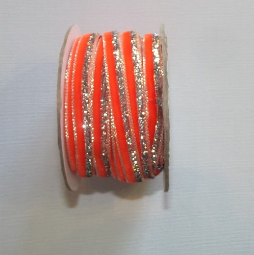 Velvet glitter ribbon - glitter,
