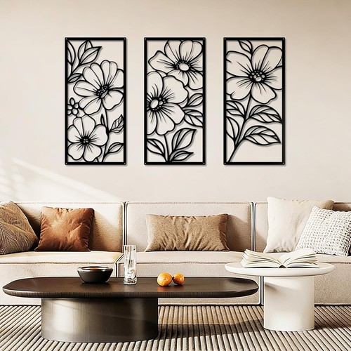 Pcs black metal wall - pcs,