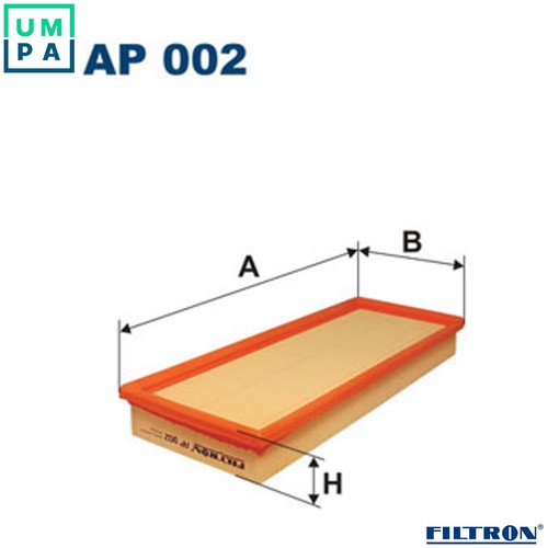 Air filter 002 - 002, vw