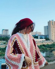 Crochet Granny Square Cardigan