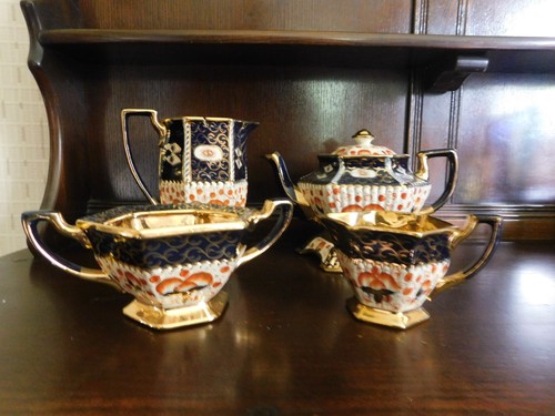 Tea set imari - tea, webster