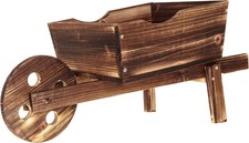 LIVIVO Wooden Wheelbarrow
