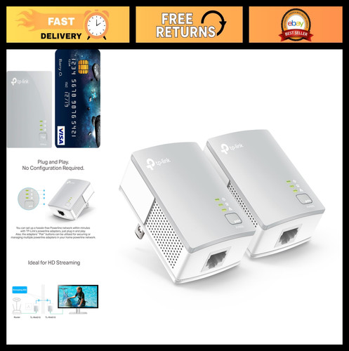 Powerline ethernet adapter kit - ethernet,