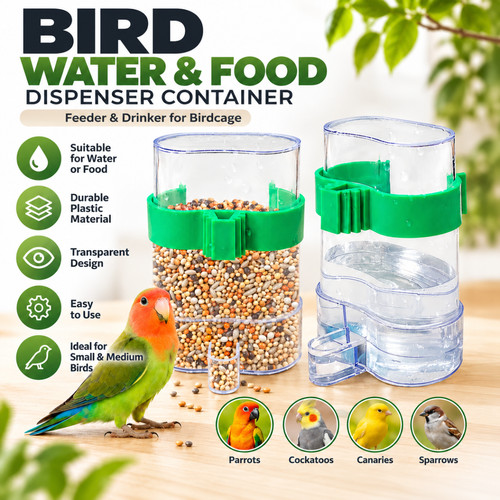 Bird water drinker - water, dispenser