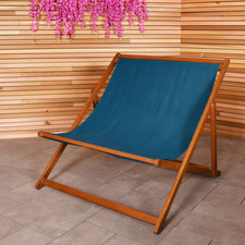 FSC® Certified Eucalyptus Wooden Double Deck Chair - grade B return RRP £87.99