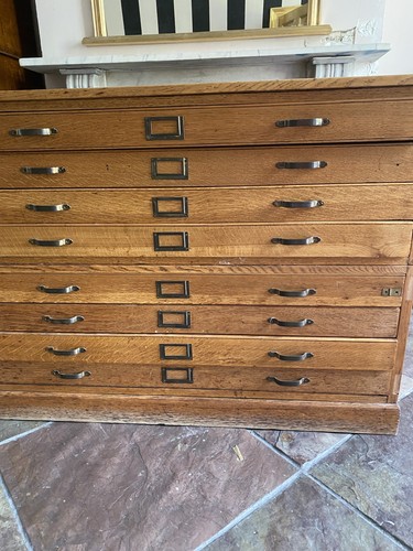Vintage wooden plan - , chest