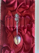Vintage Silver Flower Teaspoon