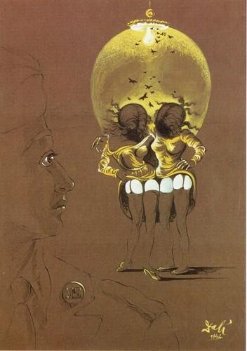 Salvador dali study for - -,