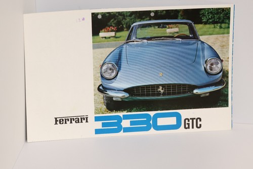 Ferrari 330 gtc brochure - 330,