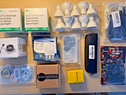 Mixed electrical fittings job - fittings,