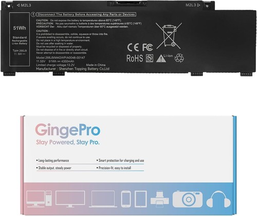 266j9 battery for dell - battery, g3