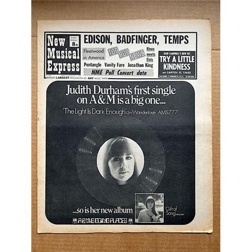 Judith durham nme magazine - judith,