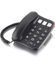 Corded Telephone Landline Office Elderly Large Big Button Loud Volume & Speaker