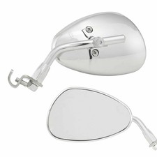 Left Chrome Mirror For Piaggio