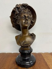 Art Nouveau style Solid Bronze