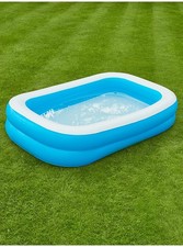 Blue rectangular classic - blue,