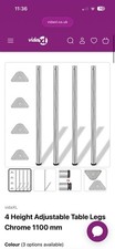 4 Height Adjustable Table Legs
