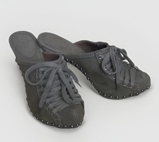 Zara Leather Studded High Heel