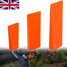 3Pcs Plastic Tree Felling Wedges Logging Cutting Cleaving Chainsaw Wedge Tool UK