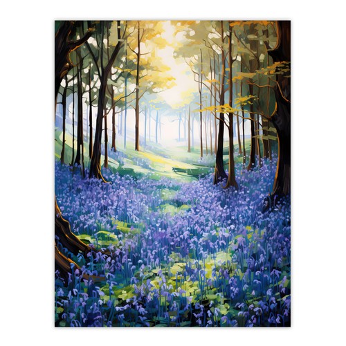 Bluebell wood spring flower - bluebell,